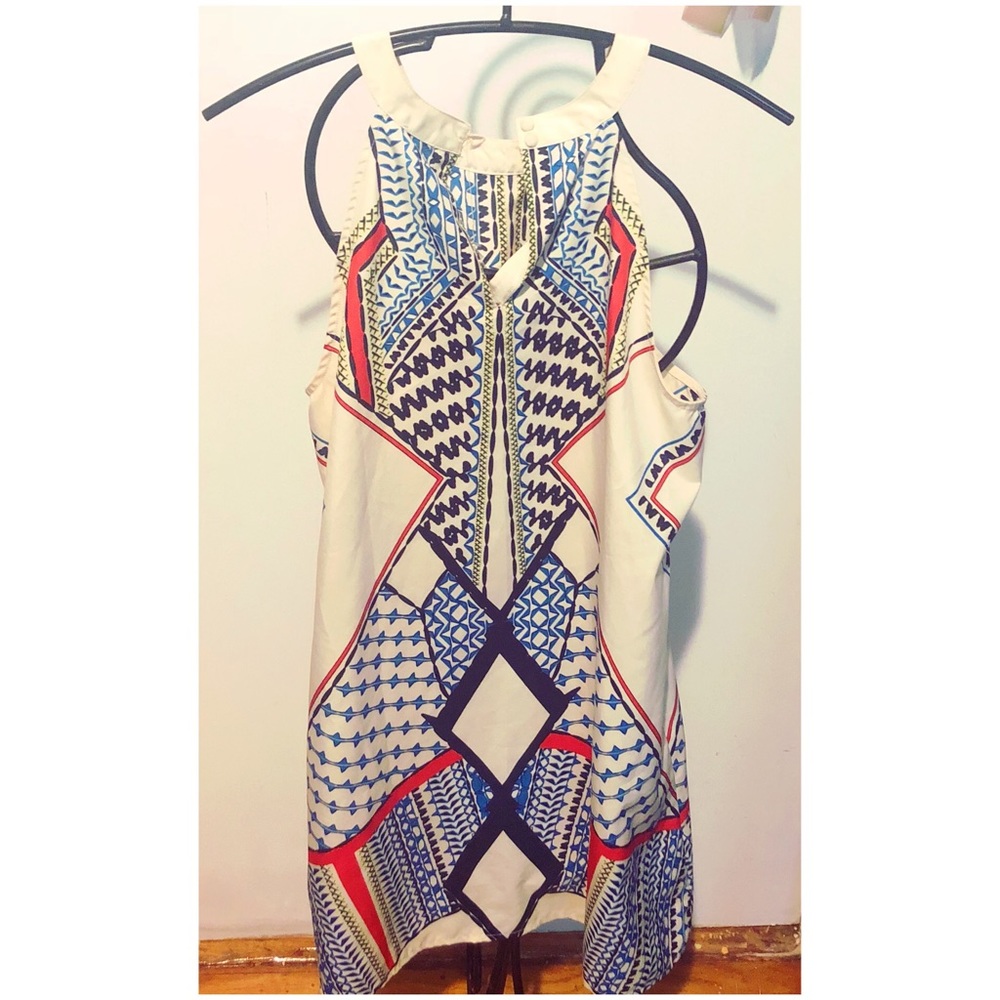 Mock Neck, Mini Sun Dress